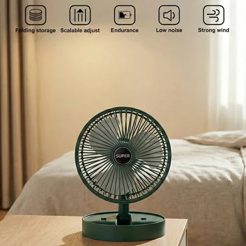 Rechargeable Desktop Table Fan
