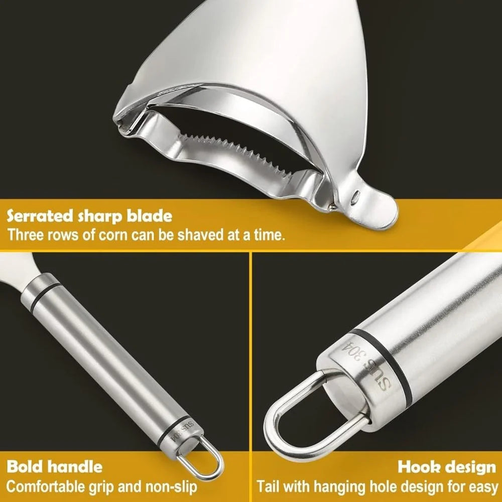 Stainless Steel Corn Peeler