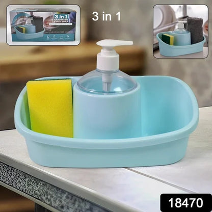 3 In 1 Hand Wash Liquid Soap Dispenser