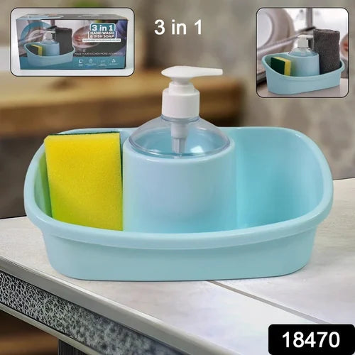 3 In 1 Hand Wash Liquid Soap Dispenser