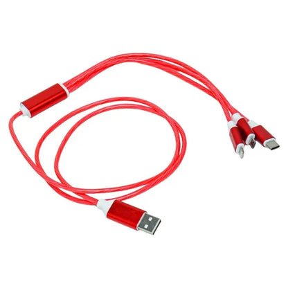 3-in-1 LED Glow Fast Charging Cable