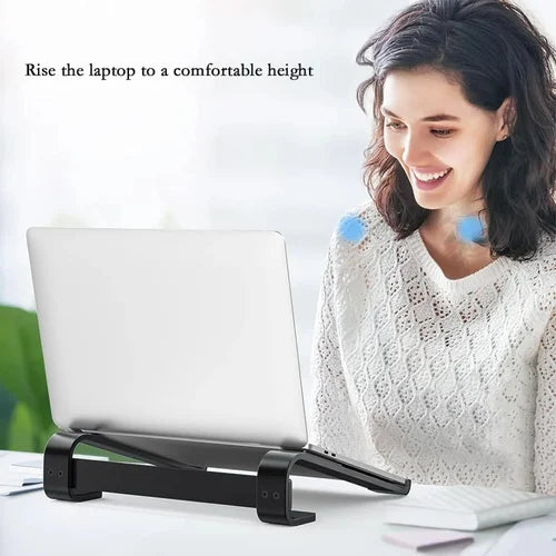 Fixed Metal Laptop Stand for Desk