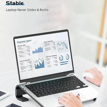 Fixed Metal Laptop Stand for Desk