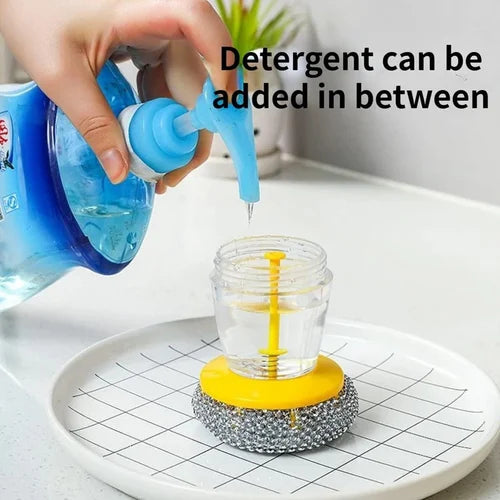 Soap Dispenser With Scrub