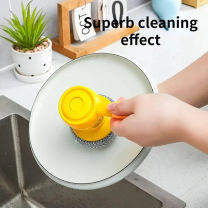 Soap Dispenser With Scrub