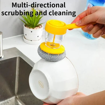 Soap Dispenser With Scrub