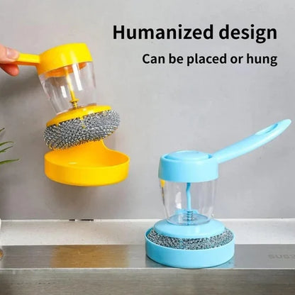 Soap Dispenser With Scrub
