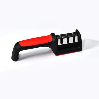 Manual Red & Black Knife Sharpener