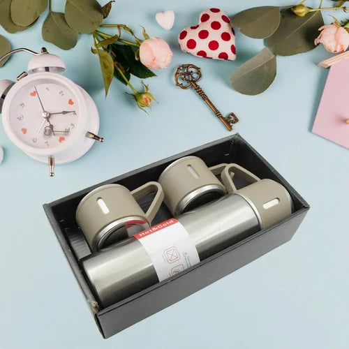 Stainless Steel Vacuum Flask Set