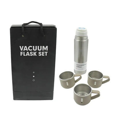 Stainless Steel Vacuum Flask Set