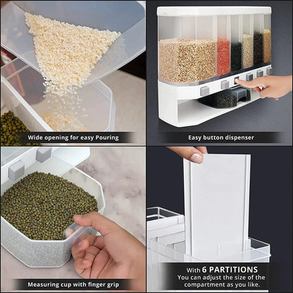 Wall Mounted Dry-Food Dispenser