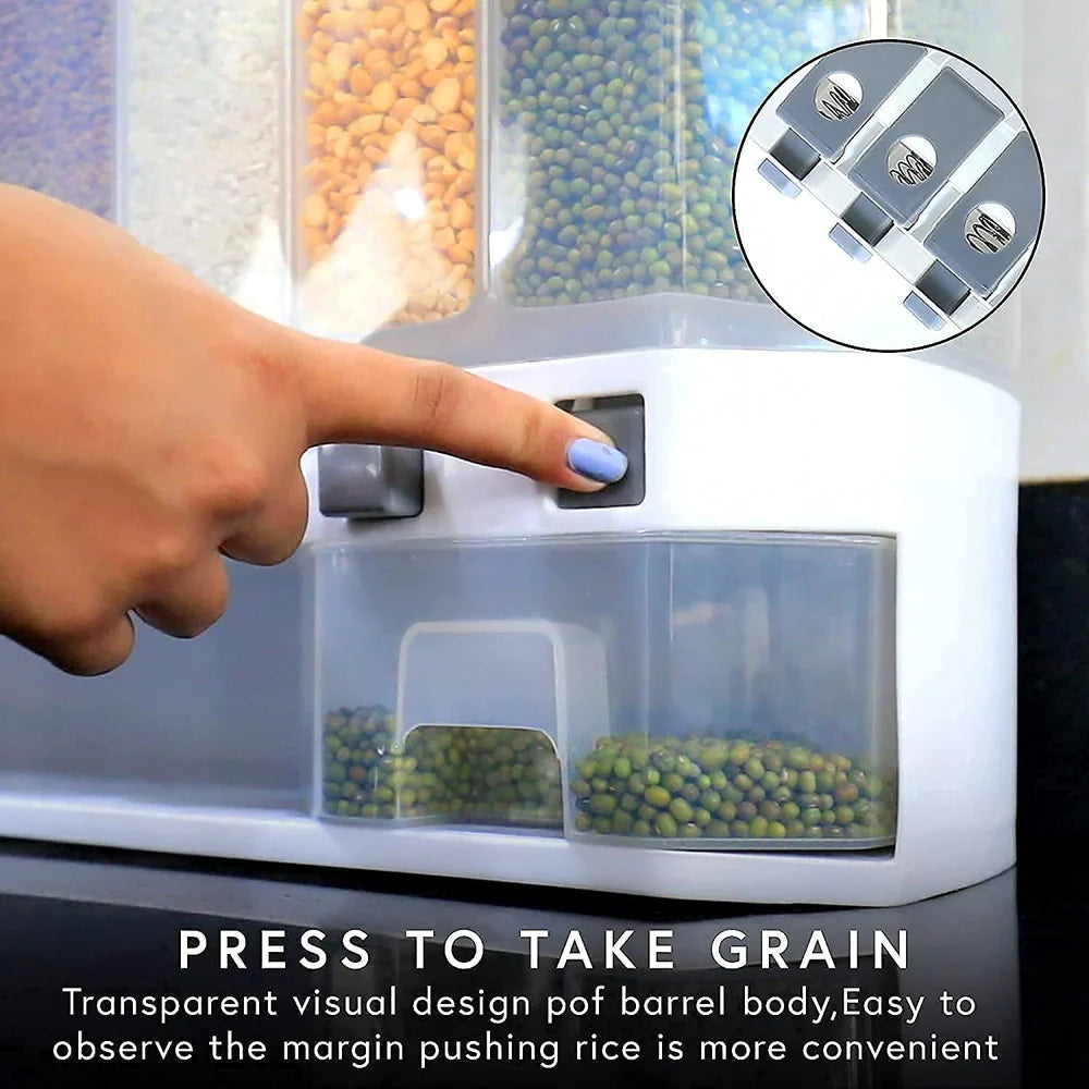 Wall Mounted Dry-Food Dispenser
