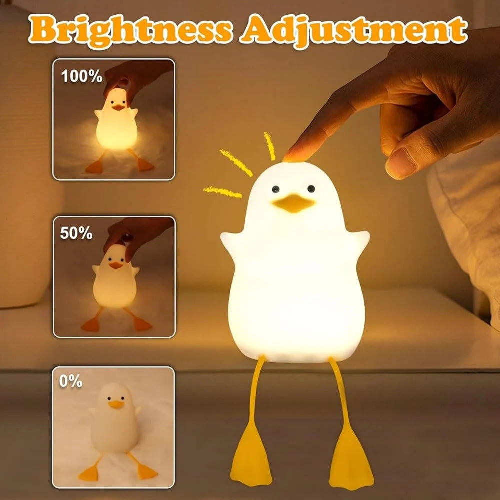 Duck Touch Lamp (Warm White Light, USB Rechargeable)