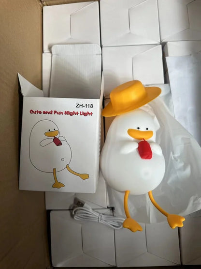 Duck Touch Lamp (Warm White Light, USB Rechargeable)